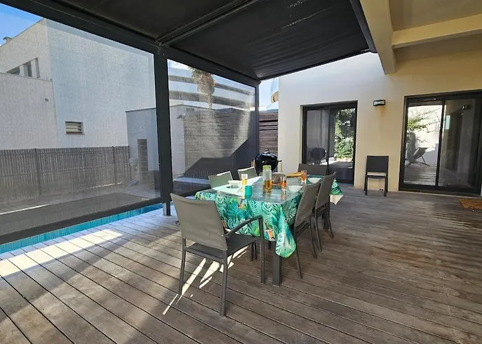 Villa Contemporaine Standing Proche Village Noel Le Barcarès